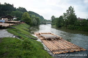 Flößerei auf der Loisach
