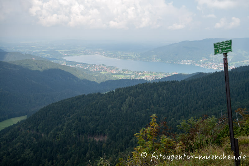 Blick auf den Tegernsee