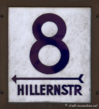 Gerhard Willhalm – Hausnummer - Hillernstraße