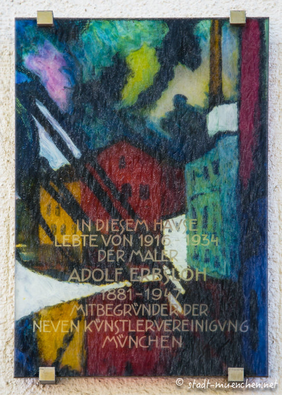Adolf Erbslöh – Denkmal/Kunstwerk in München