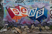 Graffiti im Viehhof
