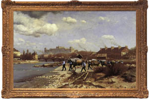 Säumer an der Isar – Foto aus München