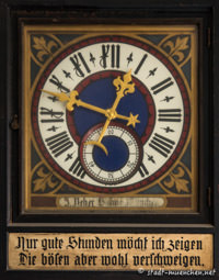 Uhr im Neuen Rathaus – Foto aus München