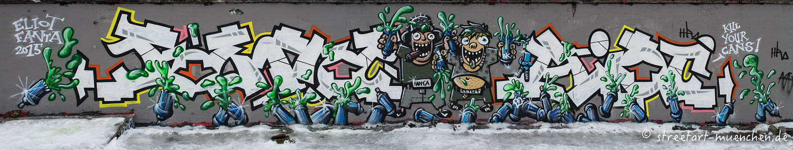 Graffiti im Viehhof