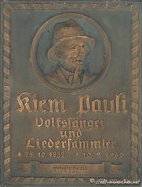 Gedenktafel für Kiem Pauli