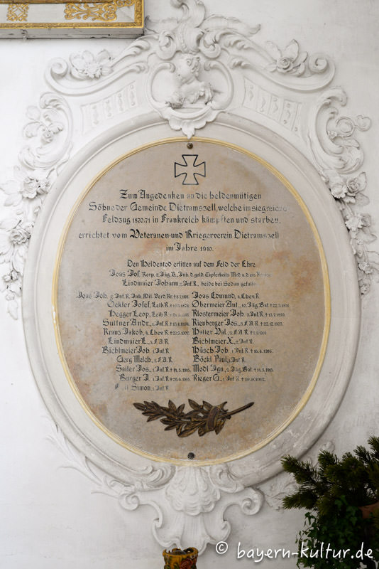 Kriegergedenktafel 1870/71