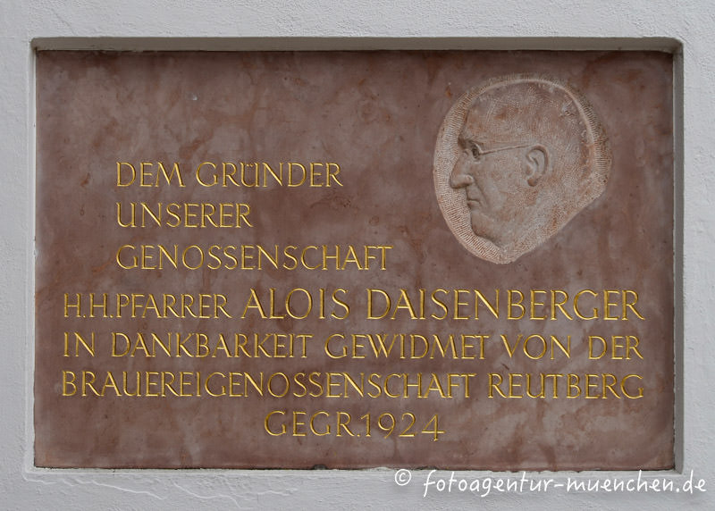 Gedenktafel für Alois Daisenberger