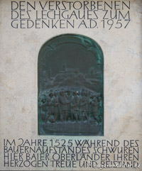 Gerhard Willhalm – Kriegergedenktafel Bauernkrieg