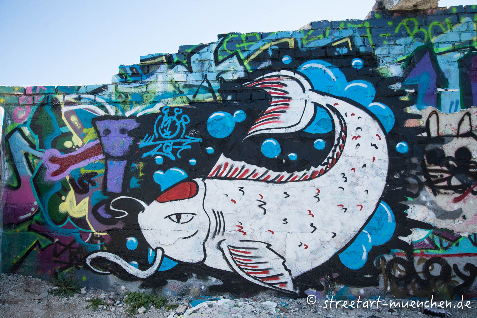 Graffiti im Viehhof