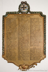 Kriegergedenktafel