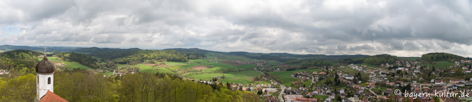 Blick von der Burg Falkenstein
