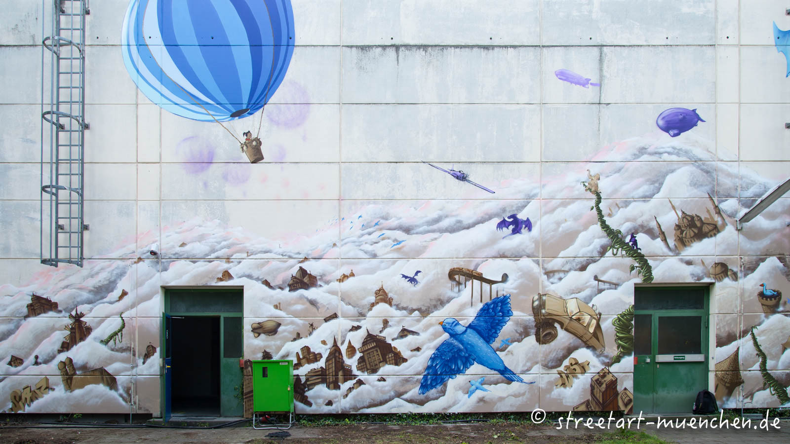 Graffiti in der Heidemannstraße