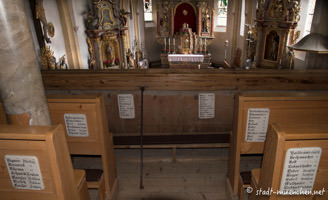 Namensschilder in St. Georg