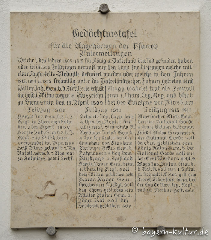 Gedächtnistafel