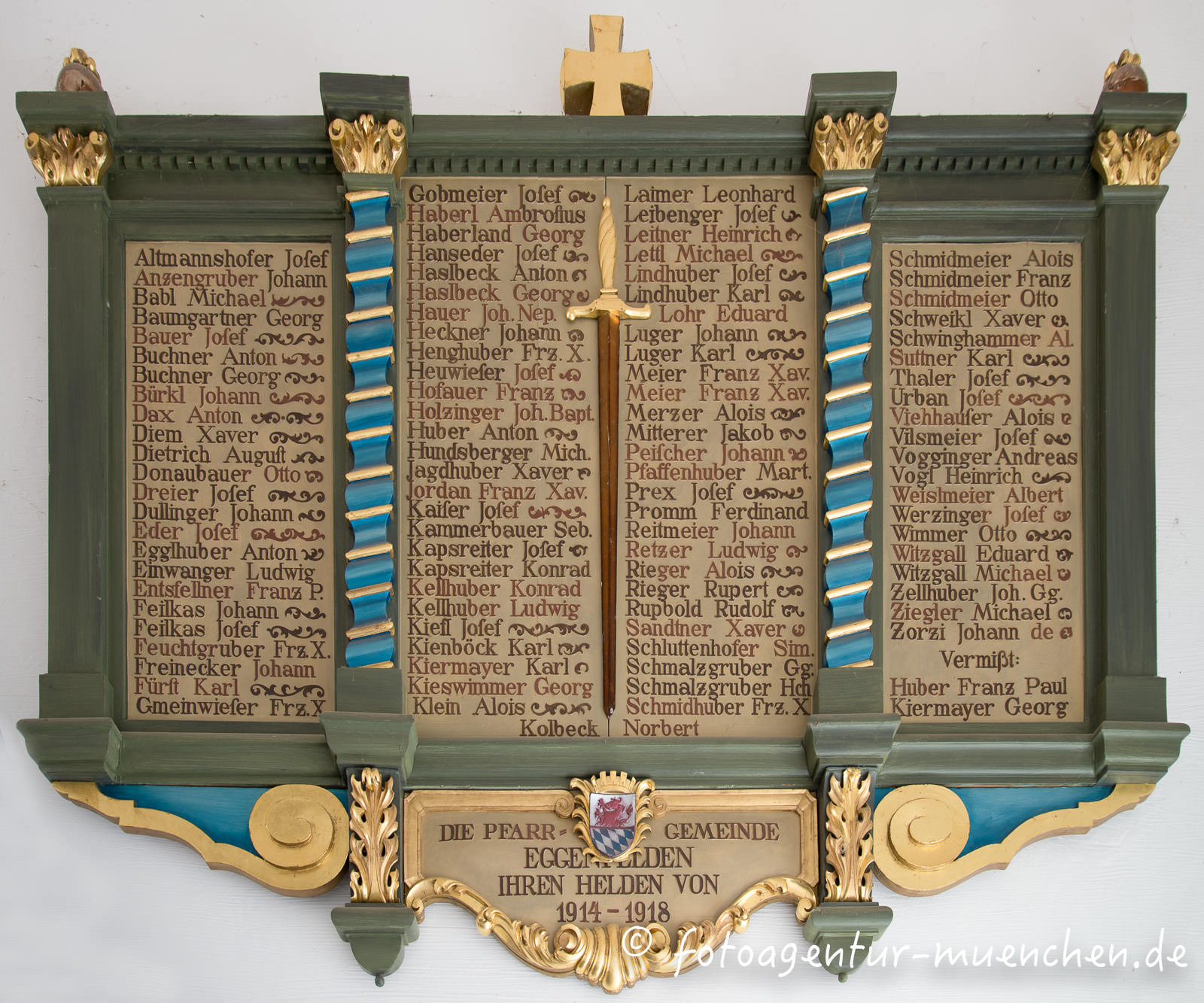 Kriegergedenktafel - Erster Weltkrieg