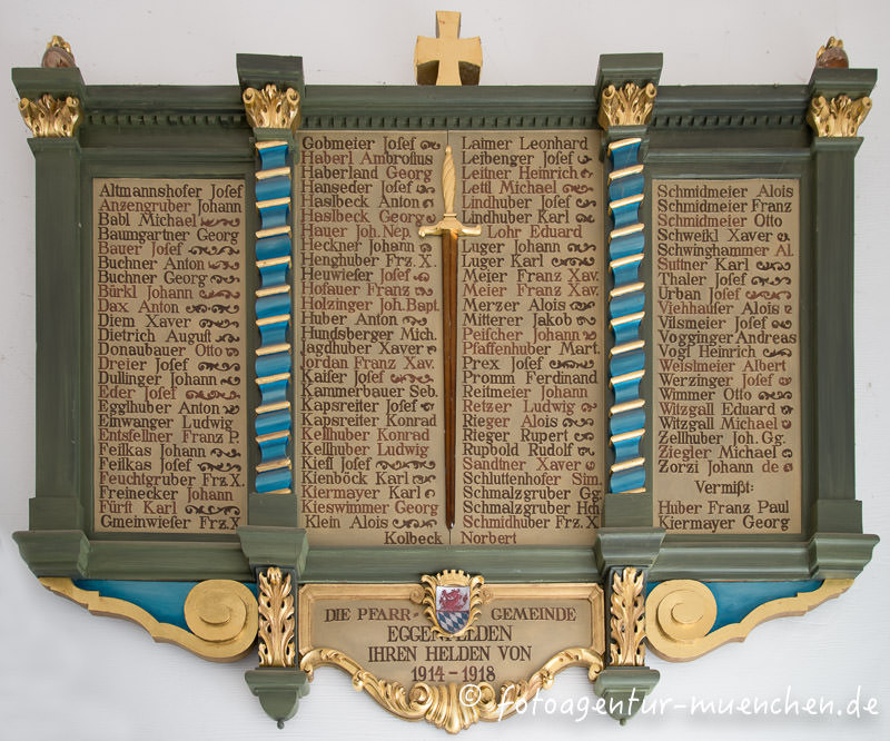 Kriegergedenktafel - Erster Weltkrieg