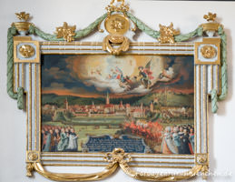 Votivbild in der Wallfahrtskirche Gartl