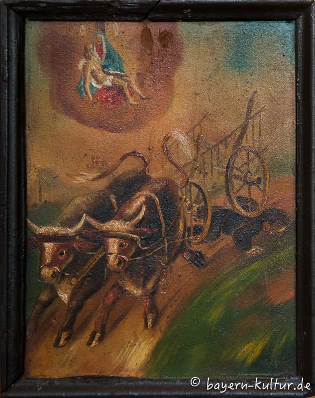 Votivbild in der Wallfahrtskirche Gartl