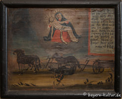 Votivbild in der Wallfahrtskirche Gartl