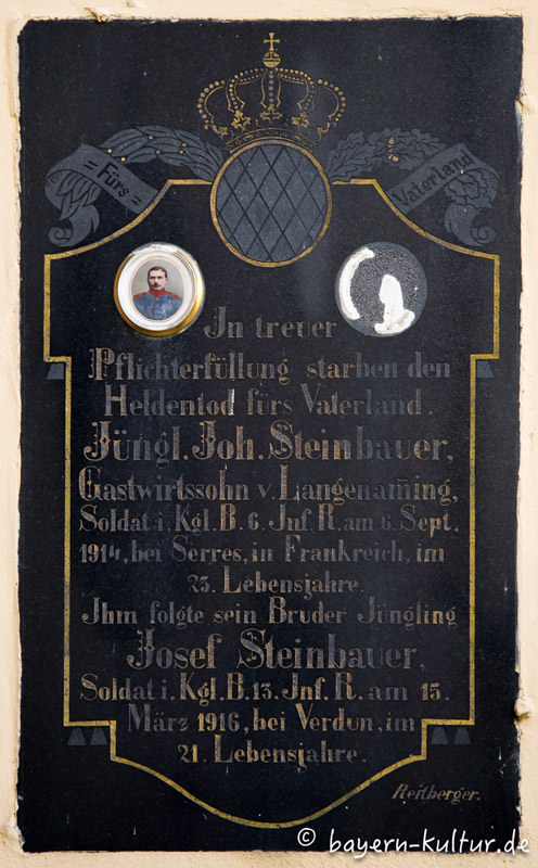 Kriegergedenktafel