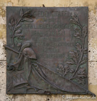Gedenktafel für die gefallenen Krieger
