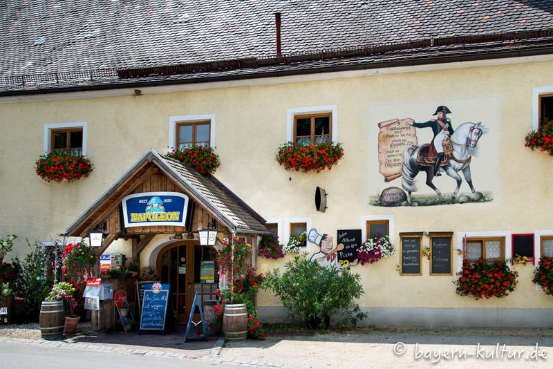 Fresco von Napoleon am Gasthof Napoleon
