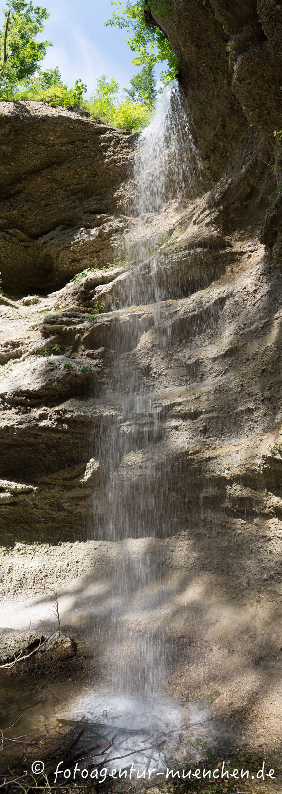 Wasserfall in der Pähler Schlucht