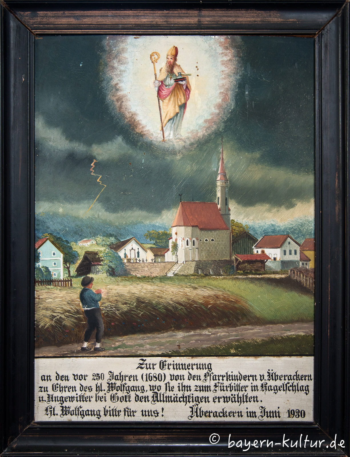 Votivbild in St. Wolfgang (Berg)