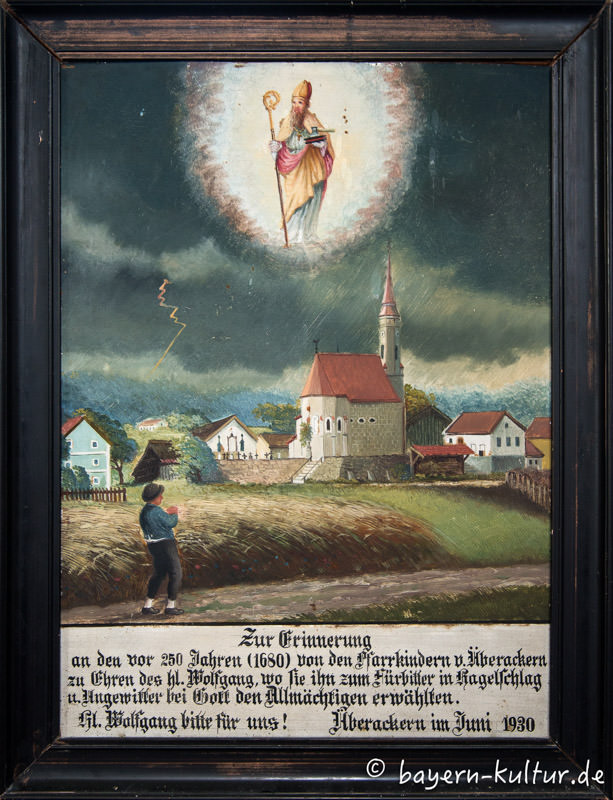 Votivbild in St. Wolfgang (Berg)