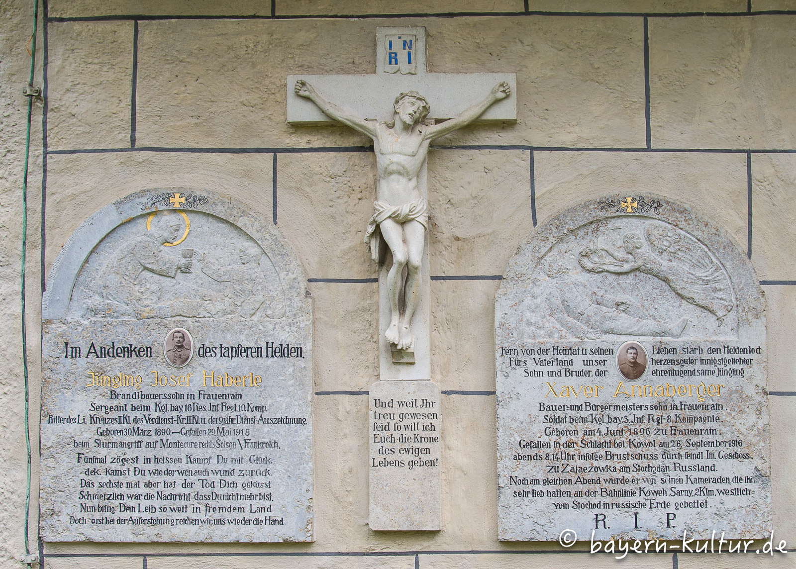 Kriegsgedenktafel Frauenrain