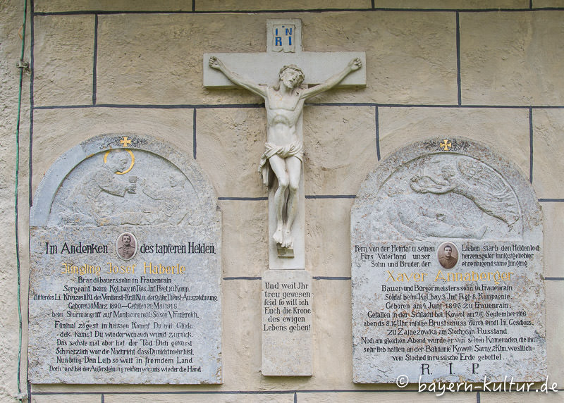 Kriegsgedenktafel Frauenrain