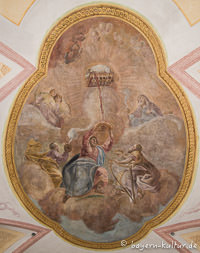Deckenfresko in St. Georg