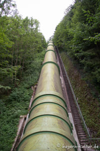 Triebwasserleitung des Leitzachkraftwerk