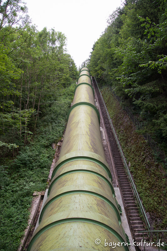 Triebwasserleitung des Leitzachkraftwerk