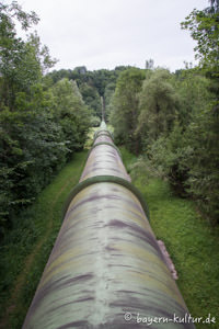 Triebwasserleitung des Leitzachkraftwerk