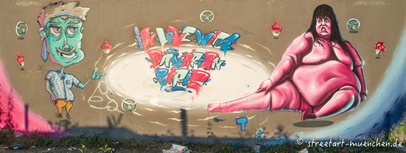Graffiti im Viehhof