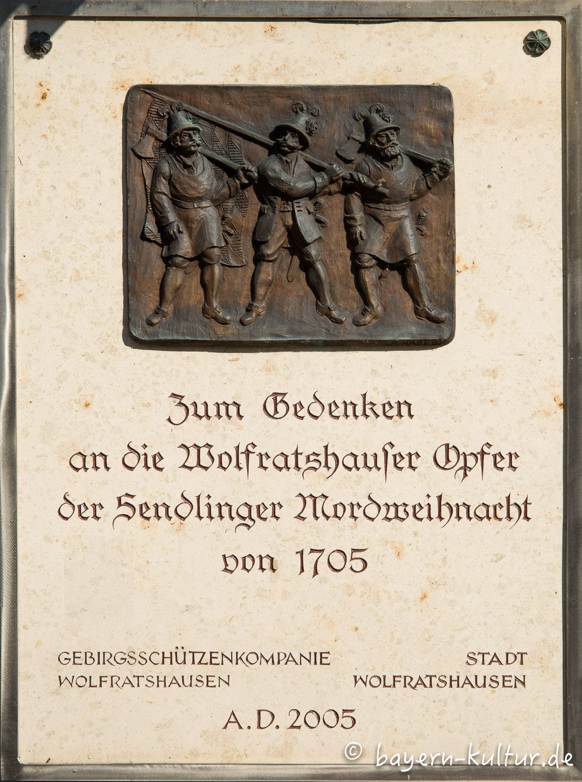 Gedenktafel Sendlinger Mordweihnacht