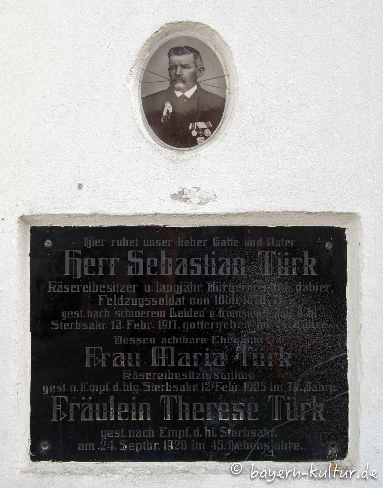 Grabplatte Kriegsteilnehmer