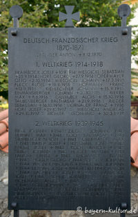 Gerhard Willhalm – Kriegergedenktafel in Osterwarngau