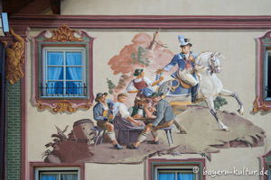 Lüftlmalerei in Mittenwald