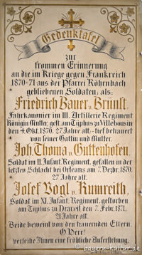 Kriegerdenkmal