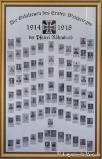 Kriegergedenktafel