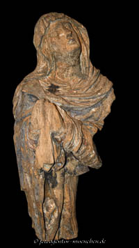 Fragment einer Marienfigur – Foto aus München
