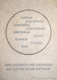 Gerhard Willhalm – Kriegsgedenktafel in der Christuskirche