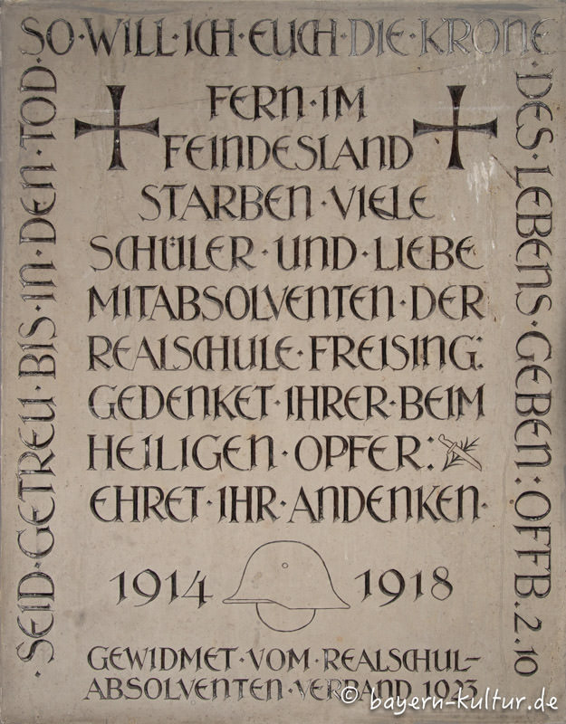 Kriegergedenktafel