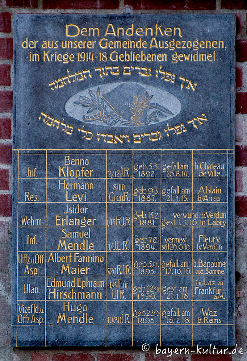 Kriegergedenktafel