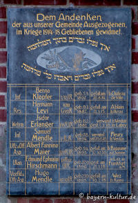 Kriegergedenktafel