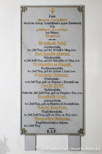 Kriegergedenktafel