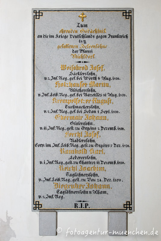 Kriegergedenktafel