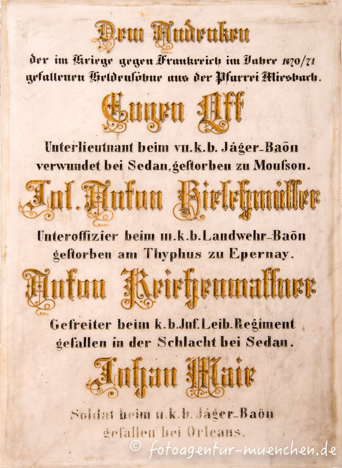 Kriegergedenktafel
